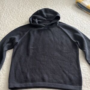 Aether Sierra Hooded Sweater, Maine Blue, Large